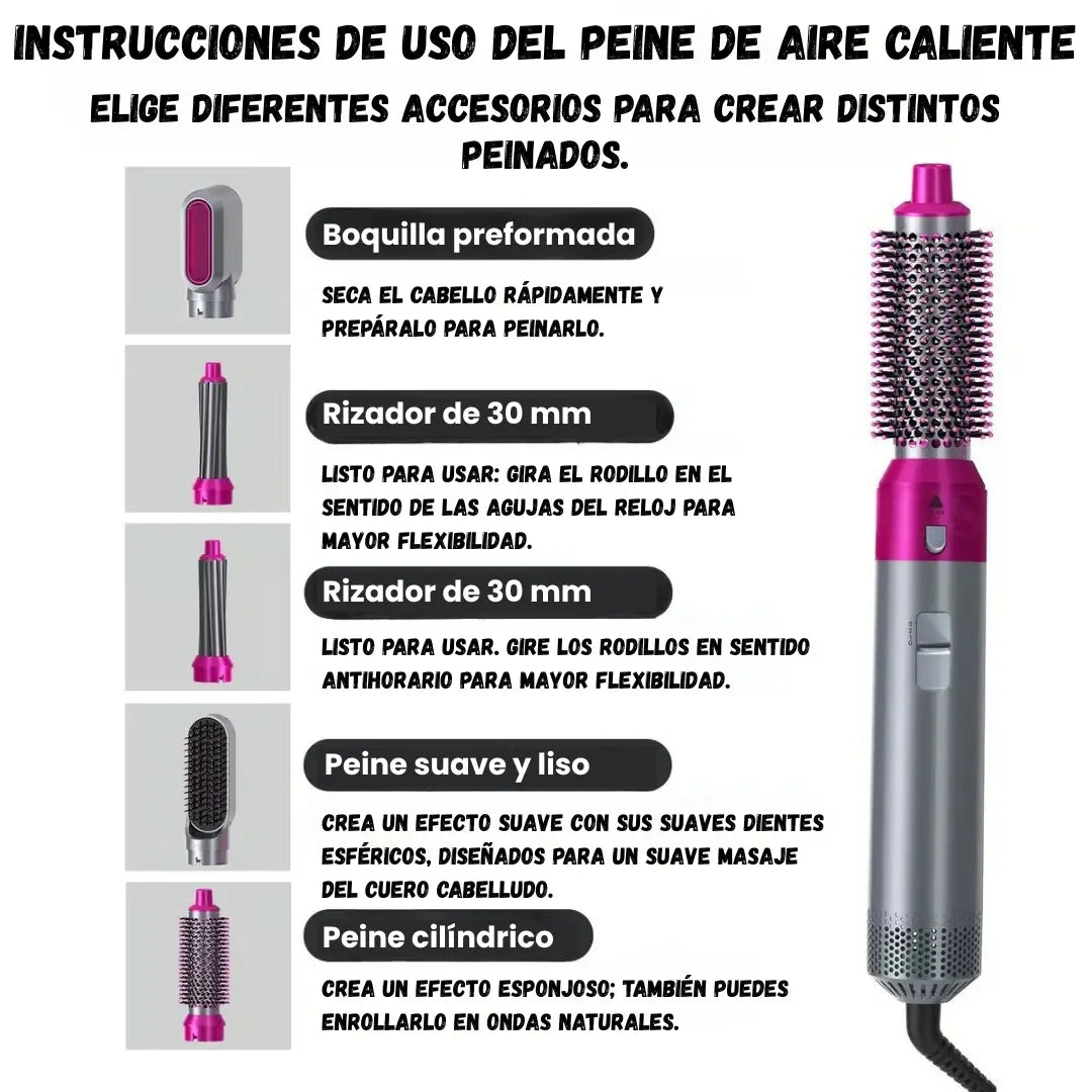 ✅ ShineBrush™ – Peina, Alisa y Da Brillo en Minutos 🥰
