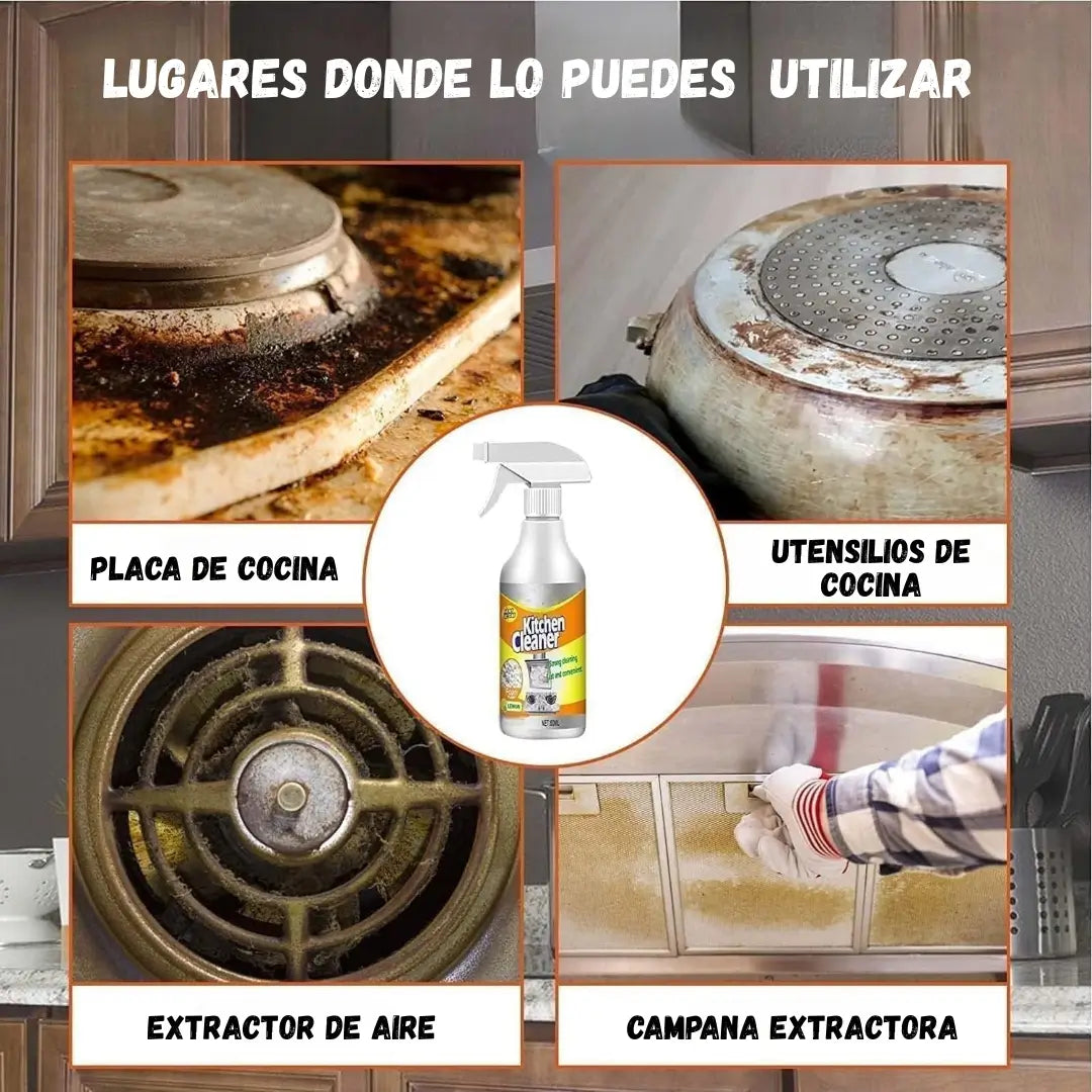 🧽 PowerFoam™ – Elimina la Grasa mientras Deja Brillo Reluciente ✨