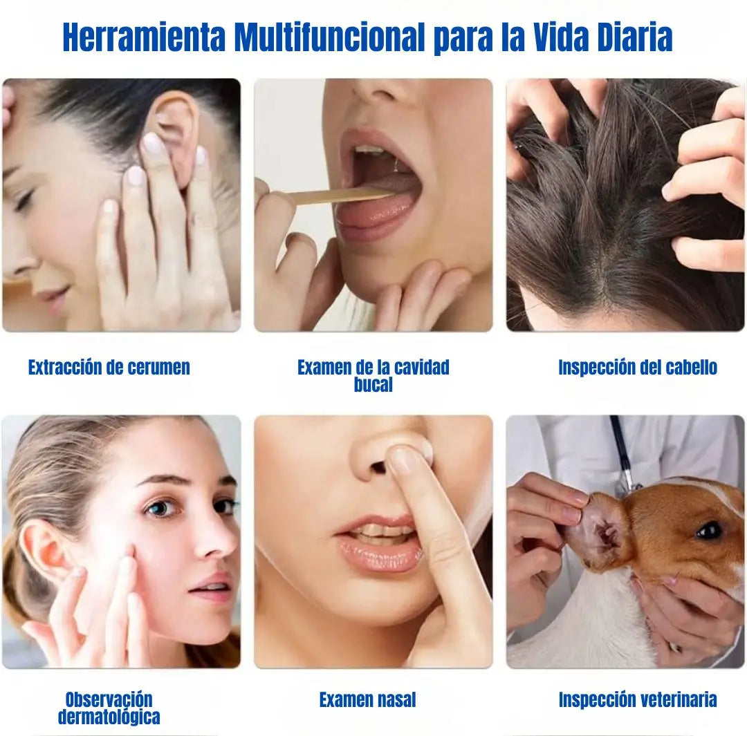 🧼 Kit Limpieza Oídos™ – Limpieza segura con cámara HD