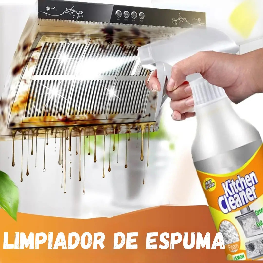 🧽 PowerFoam™ – Elimina la Grasa mientras Deja Brillo Reluciente ✨